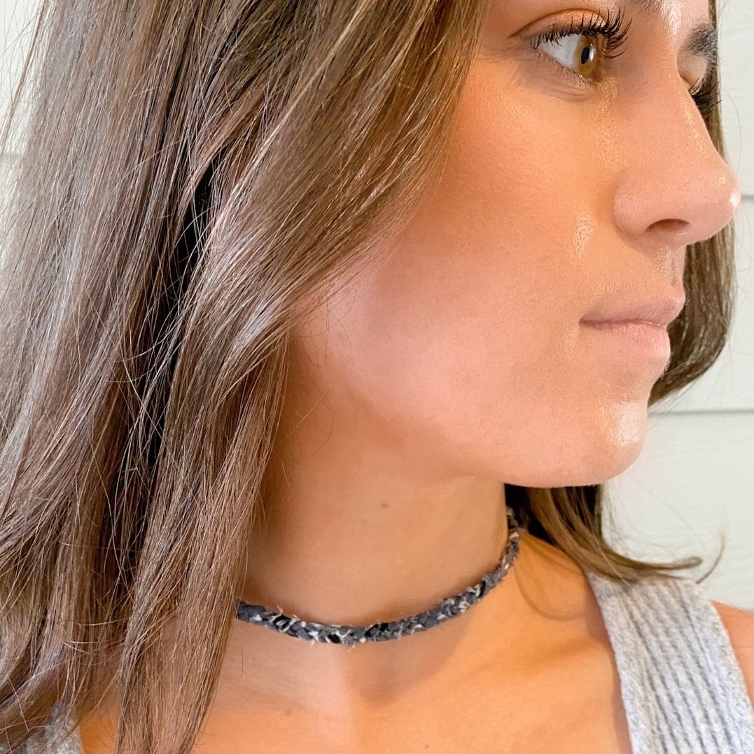 Pendant Sarah Cameron Choker Cameron Choker (gray), Soft Gray