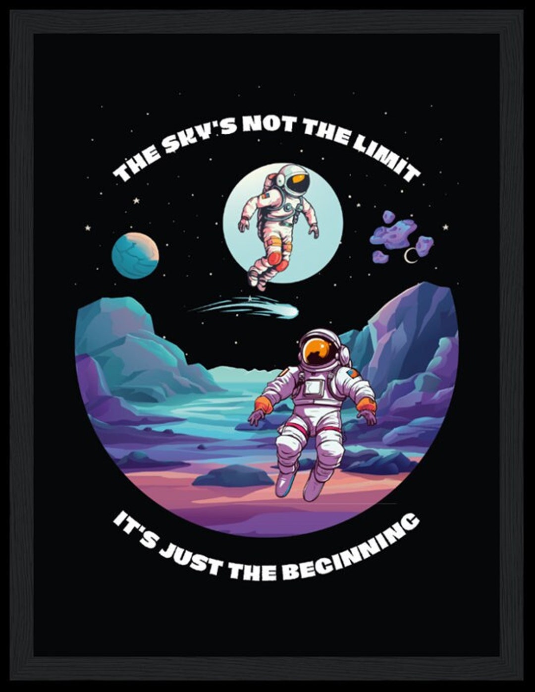 Sky is Not the Limit Framed Art Print - Etsy