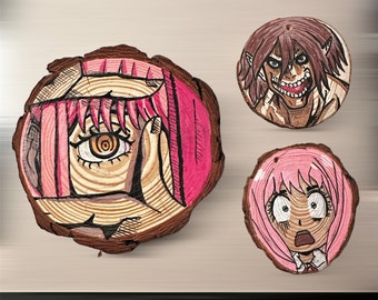 Anime Custom Wooden Coasters/Ornaments