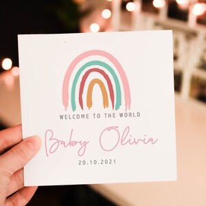 Personalised You're Having a Baby Card, New Baby Card, Baby Shower Card, Pregnancy Card, Baby Congratulations Card, Expecting Card