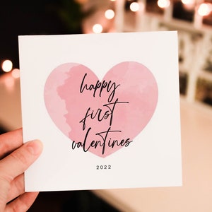 Romantic Valentines Day card for Girlfriend and Her, Heart Valentines Day Card for Girlfriend, Fiance or Wife