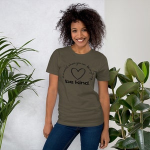 Be Kind T-Shirt, Inspirational Shirt, Be Kind Shirt, Positive Vibes Shirt, Kindness T-Shirt, Be Kind Tee, Positive Quote Tee