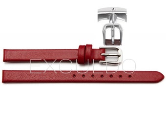 6mm 8mm 10mm 12mm 13mm 14mm 15mm 16mm 17mm Watch Band Soft Genuine Cowhide Leather Watch Strap For Classic And Smart Watches Red And More