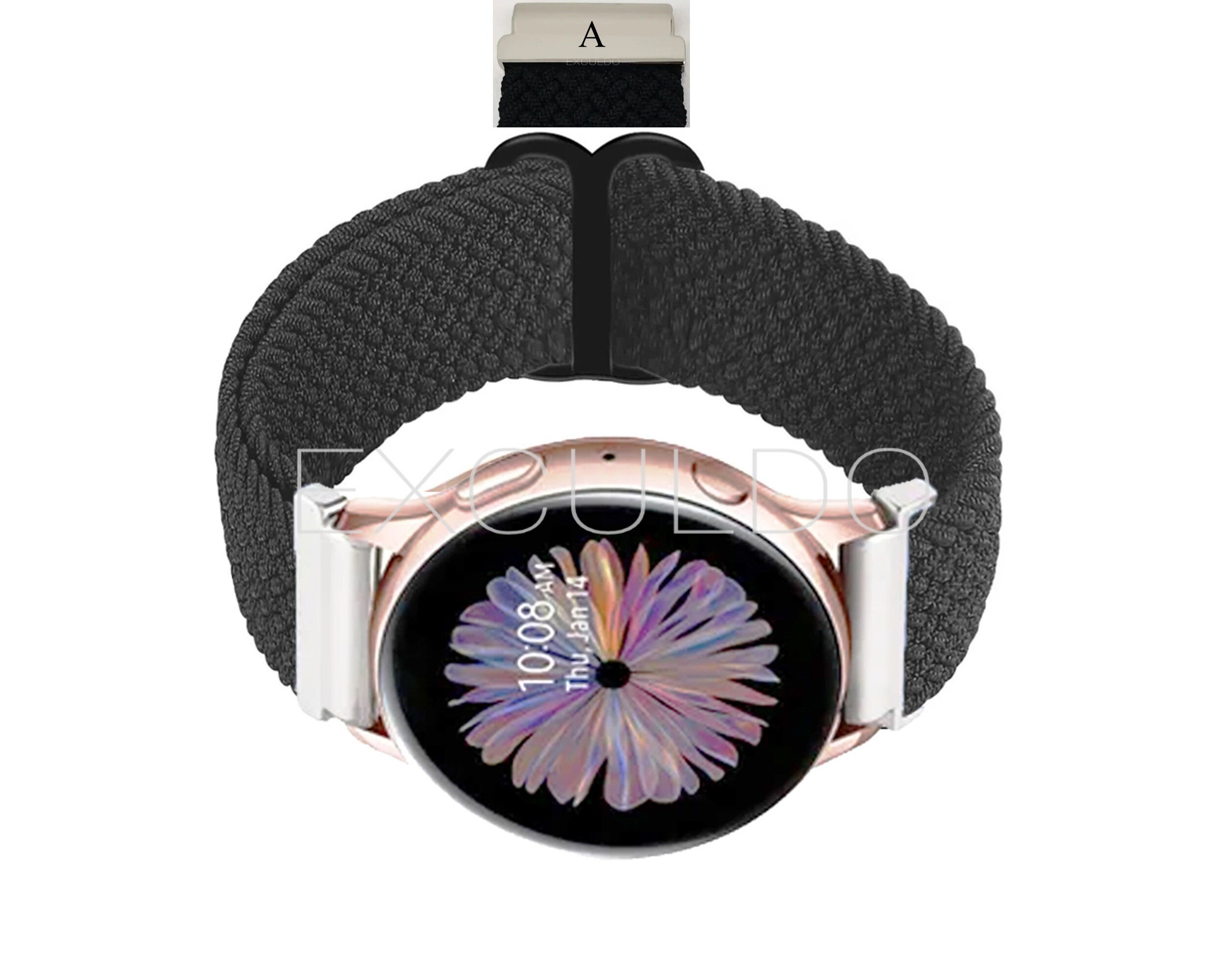 Correa acero 'Dragón' Amazfit Active (negro) 