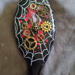 Clockwork Spider Hair Brush Paddle