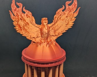 Fates End D&D Phoenix Dice Tower | Large Dice Tower | Great gift for your favorite Dungeons and Dragons DM, GM, or Player