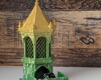 Fates End Tiny Tower Dice Towers are perfect for Dungeons & Dragons or any Tabletop Dice Game