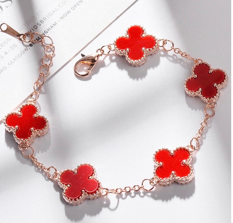 AiPogn Four Leaf Clover Bracelet Clover Bracelet India