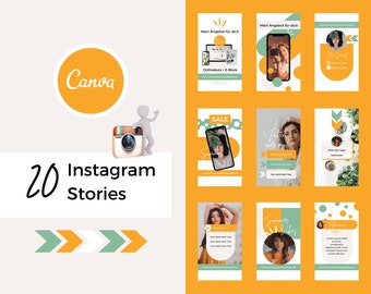 20 individuell anpassbare Instagram Story Vorlagen | Instagram Story Templates | Canva Templates | Canva Vorlagen | Boho