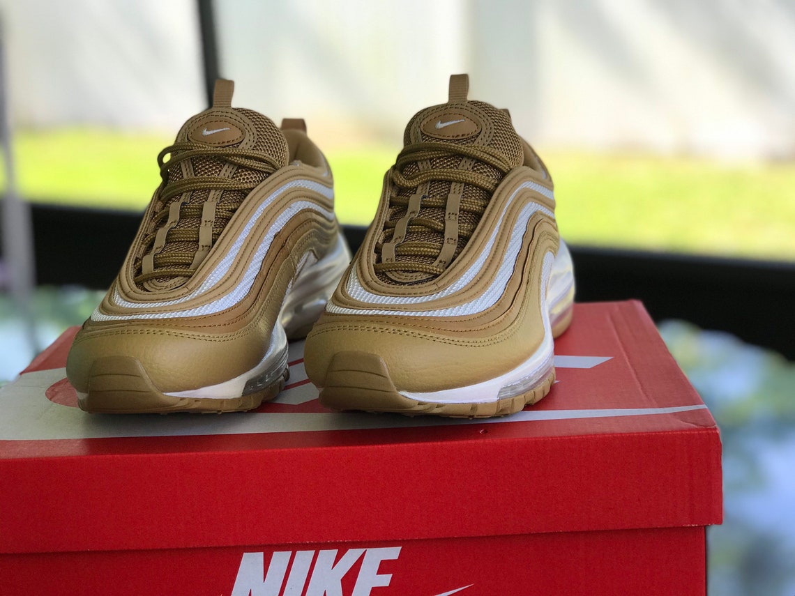 Brand New Nike W Air Max 97 Wheat Gold sz: 8.5W 921733-702 | Etsy