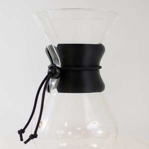Chemex Cozy Insulator With Wooden Cover Over Lid – HEXNUB