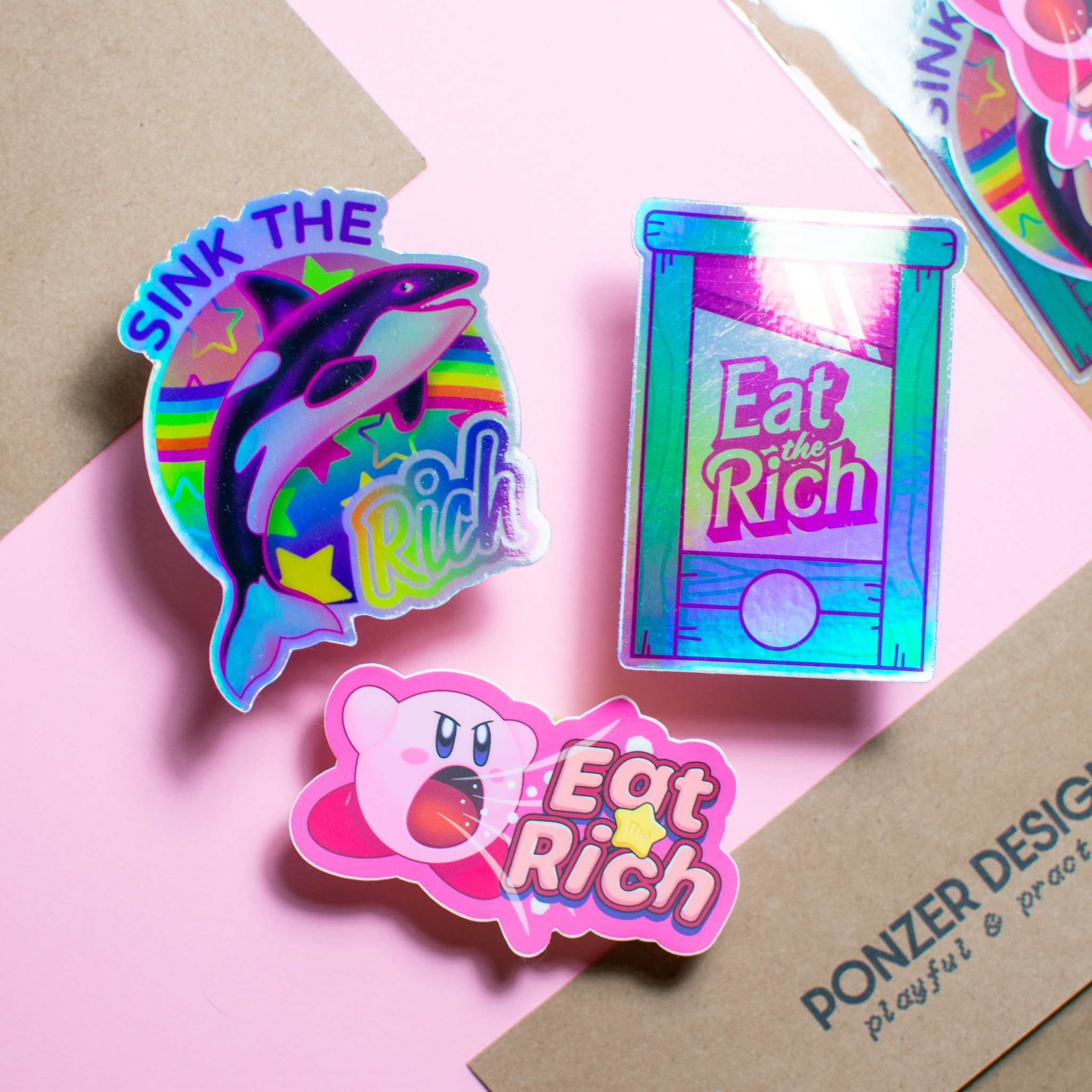 Eat the Rich sticker pack