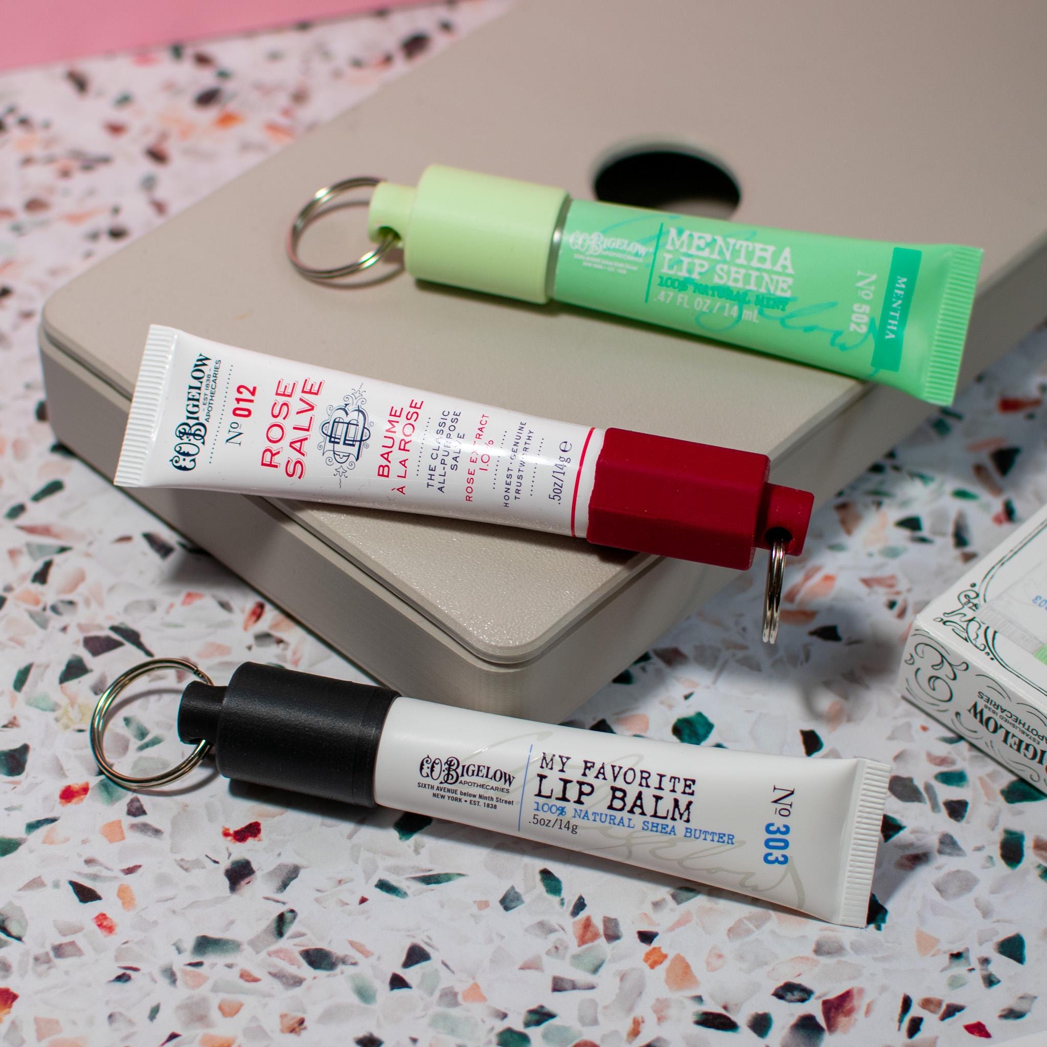 lipo c shot reviews C.O. Bigelow and Bag Balm Gloss Keychain Cap: Swivel Lip Balm Holder