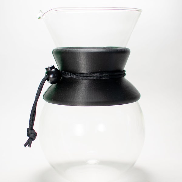 3D printed Bodum Coffee Maker collar - matte black