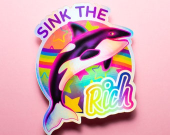 Sink The Rich sticker