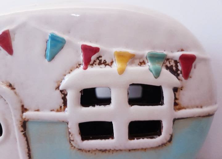 CARAVAN Money Box Piggy Bank With Stopper Ceramic Gift Etsy