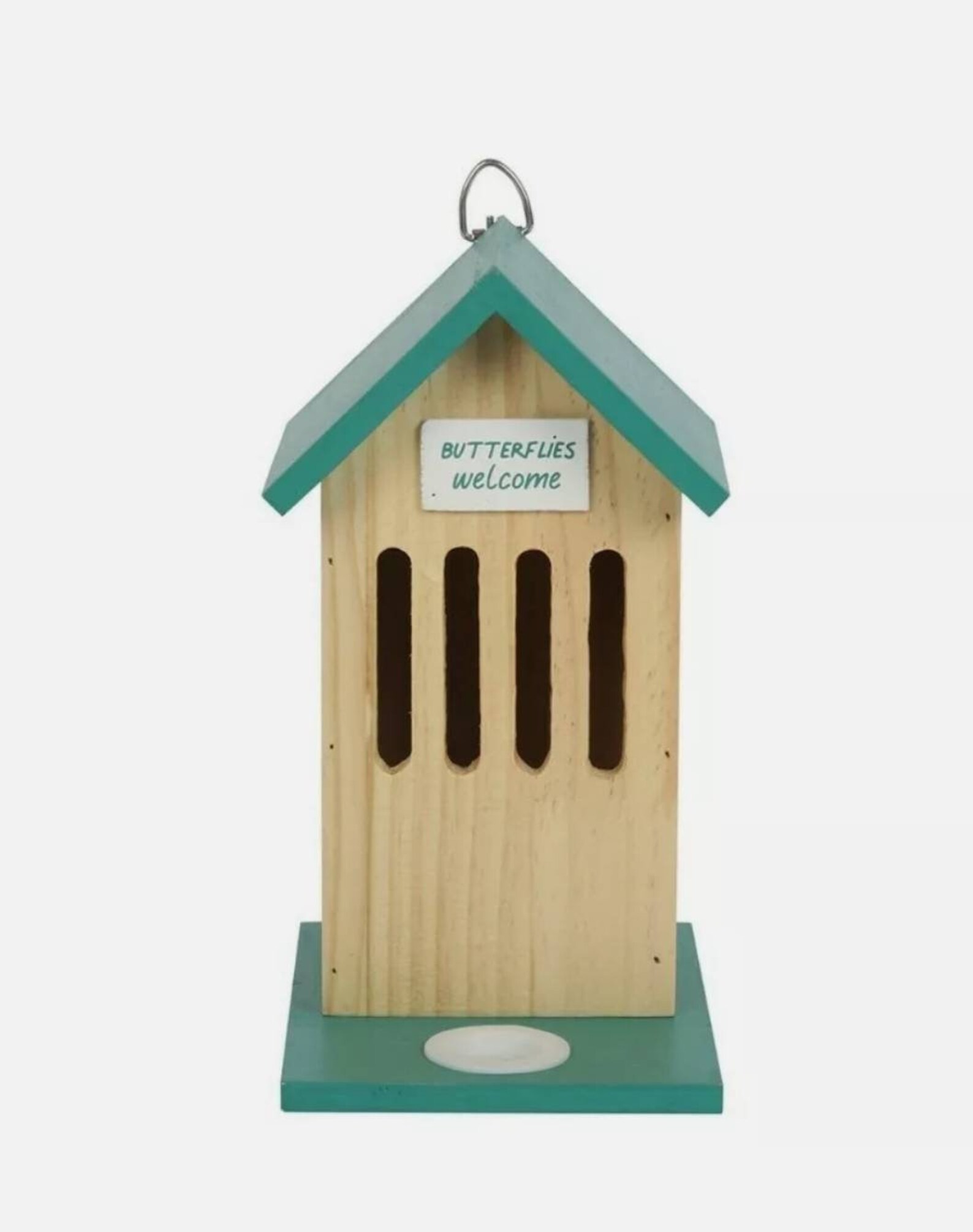 BUTTERFLY HOUSE With Feeding Reservoir Wooden Hanging Garden Etsy UK