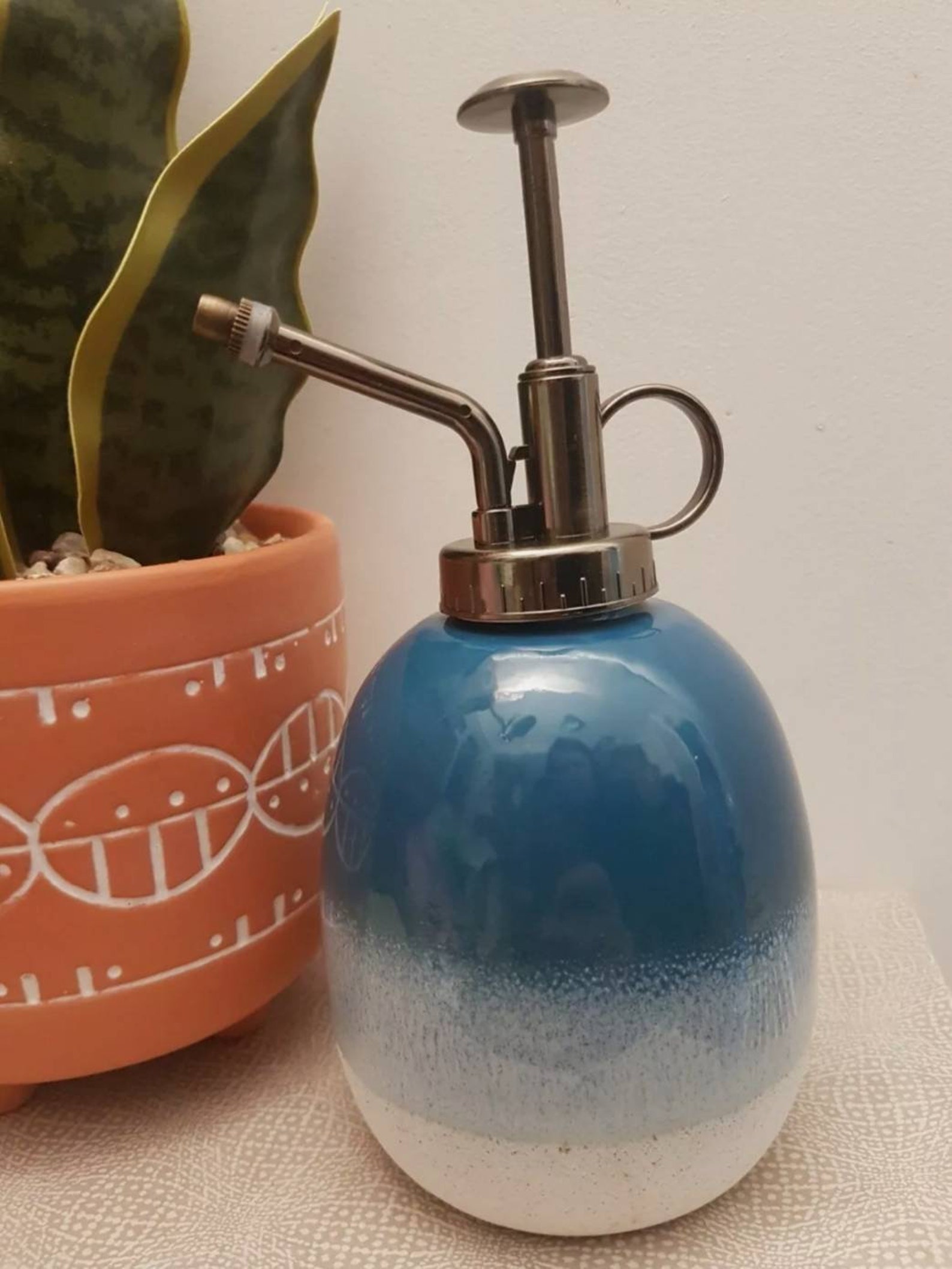 Ceramic Spray Plant Mister Plant/Flower Mister BLUE MOJAVE Etsy