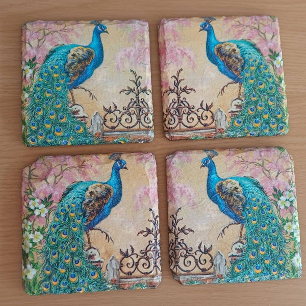 Decoupage Coasters Etsy