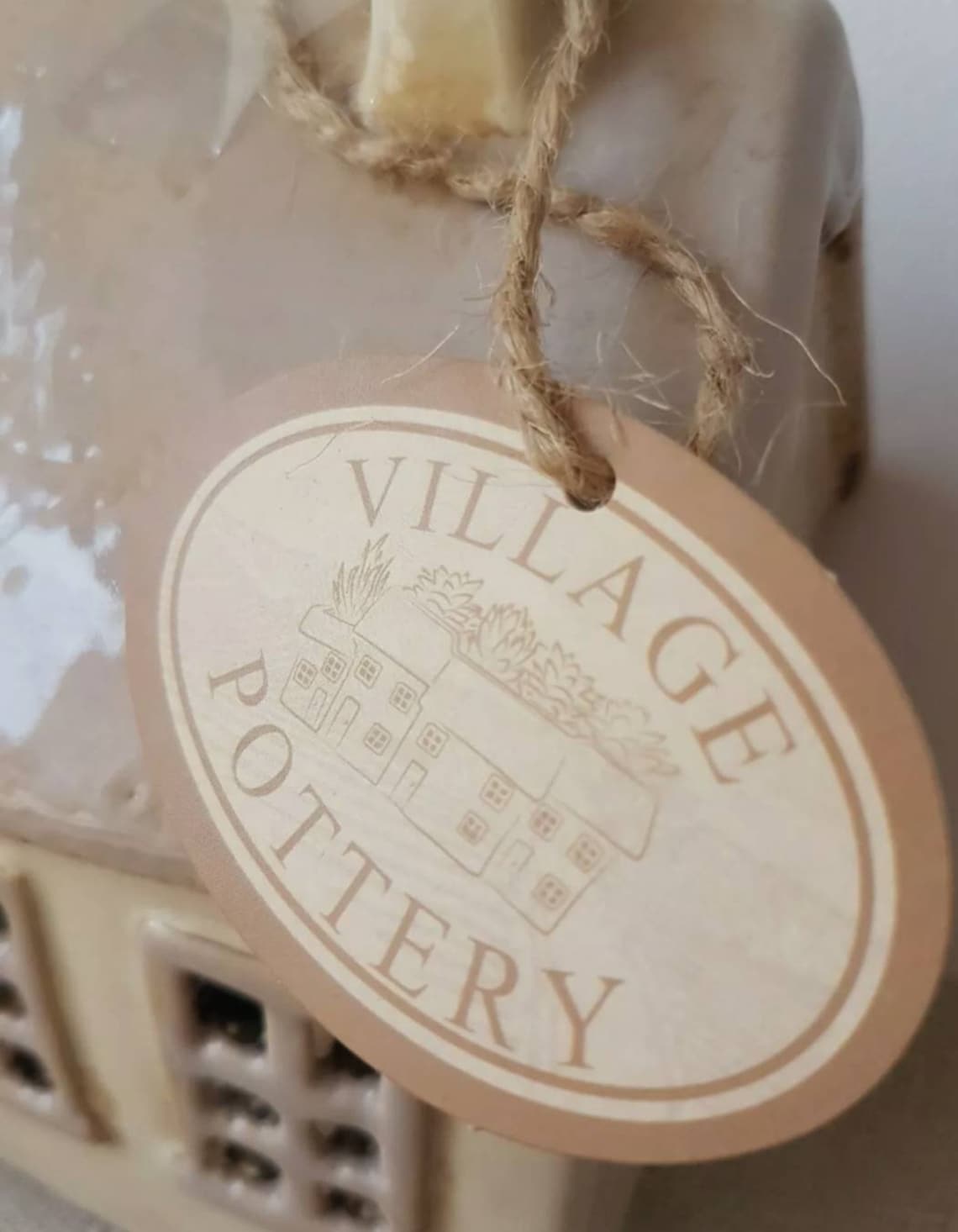 Ceramic Village Pottery Traditional House Tea Light Holder Etsy