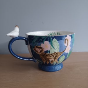 Tazza tropicale ispirata a Frida Khalo da 10 cm con scatola regalo, spedizione gratuita nel Regno Unito