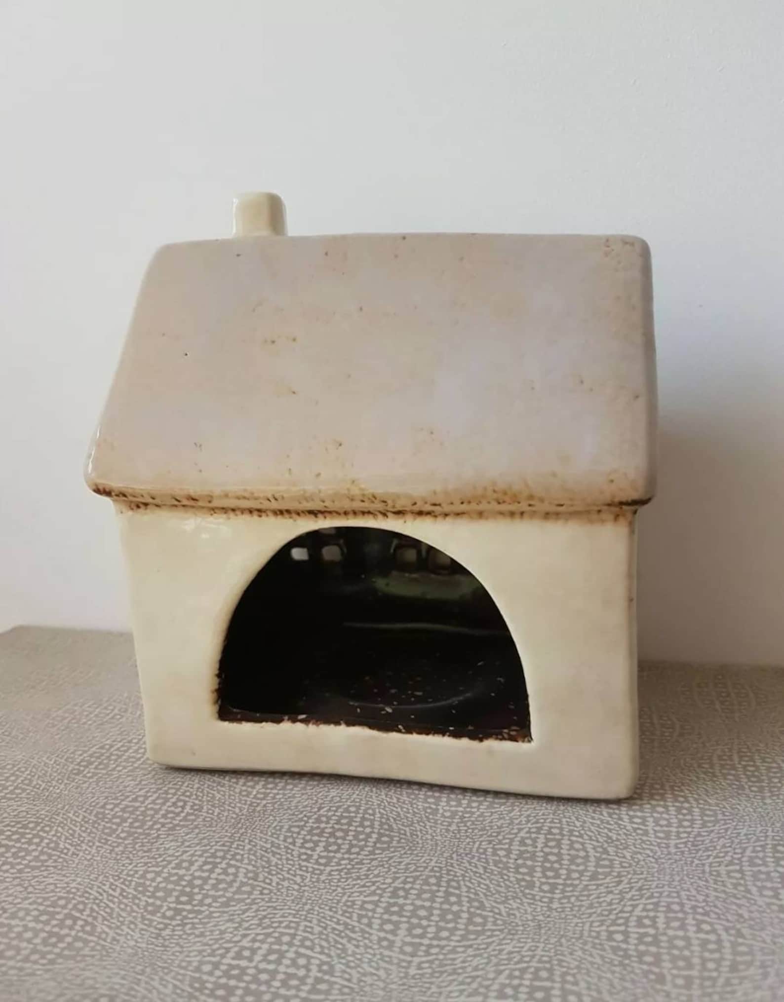 Ceramic Village Pottery Traditional House Tea Light Holder Etsy