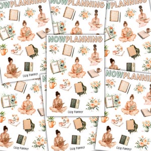 Cozy Planner Sticker Sheet |  Journal Stickers, Planner Stickers, Scrapbook Stickers
