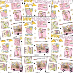 Bookish Sticker Sheet |  Journal Stickers, Planner Stickers, Scrapbook Stickers