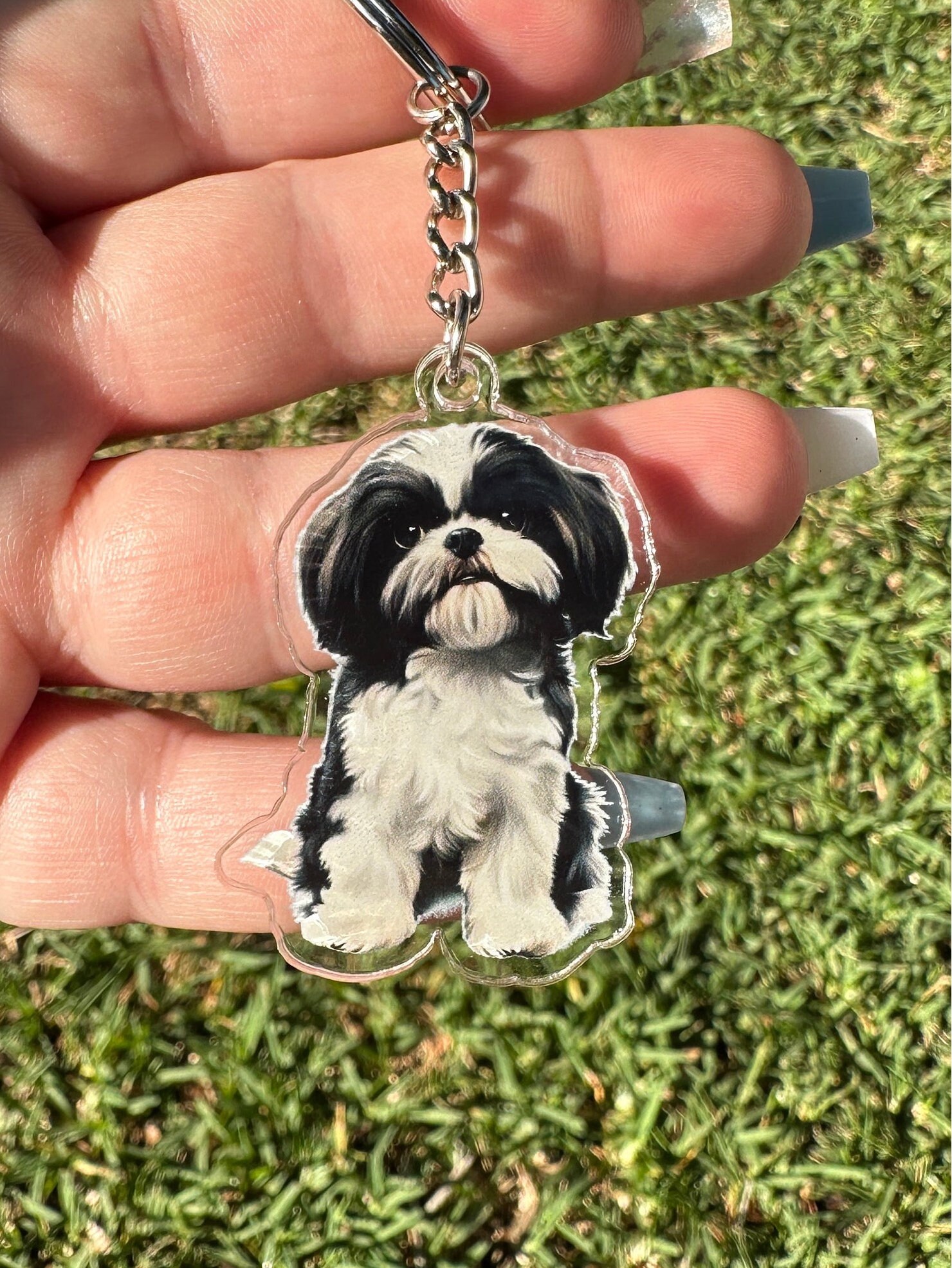 Shih Tzu Keychain Shih Tzu Keychain