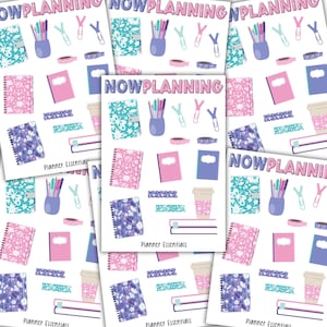 Foglio di adesivi Planner Essentials / Adesivi Planner Girl / Adesivi Bullet Journal, Adesivi Planner, Adesivi Scrapbook