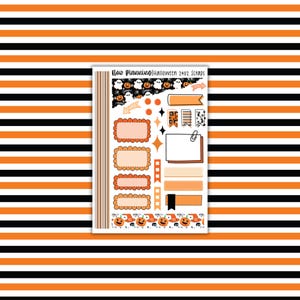 Halloween 2402 Scrap Sticker Sheet |  Halloween Stickers | Journal Stickers, Planner Stickers, Scrapbook Stickers