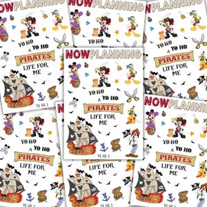 Foglio di adesivi Yo Ho 2 / Adesivi Disney / Foglio di adesivi carini / Bullet Journaling / Adesivi per planner