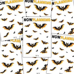 Adesivos Batty | Adesivos de Halloween | Adesivos para diário, adesivos para agenda, adesivos para scrapbook