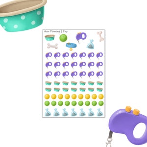 Pup Sticker Sheet |  Journal Stickers, Planner Stickers, Scrapbook Stickers