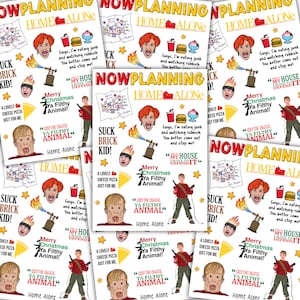 Home Alone stickervel | Kerststickers | Bullet Journal-stickers, plannerstickers, plakboekstickers