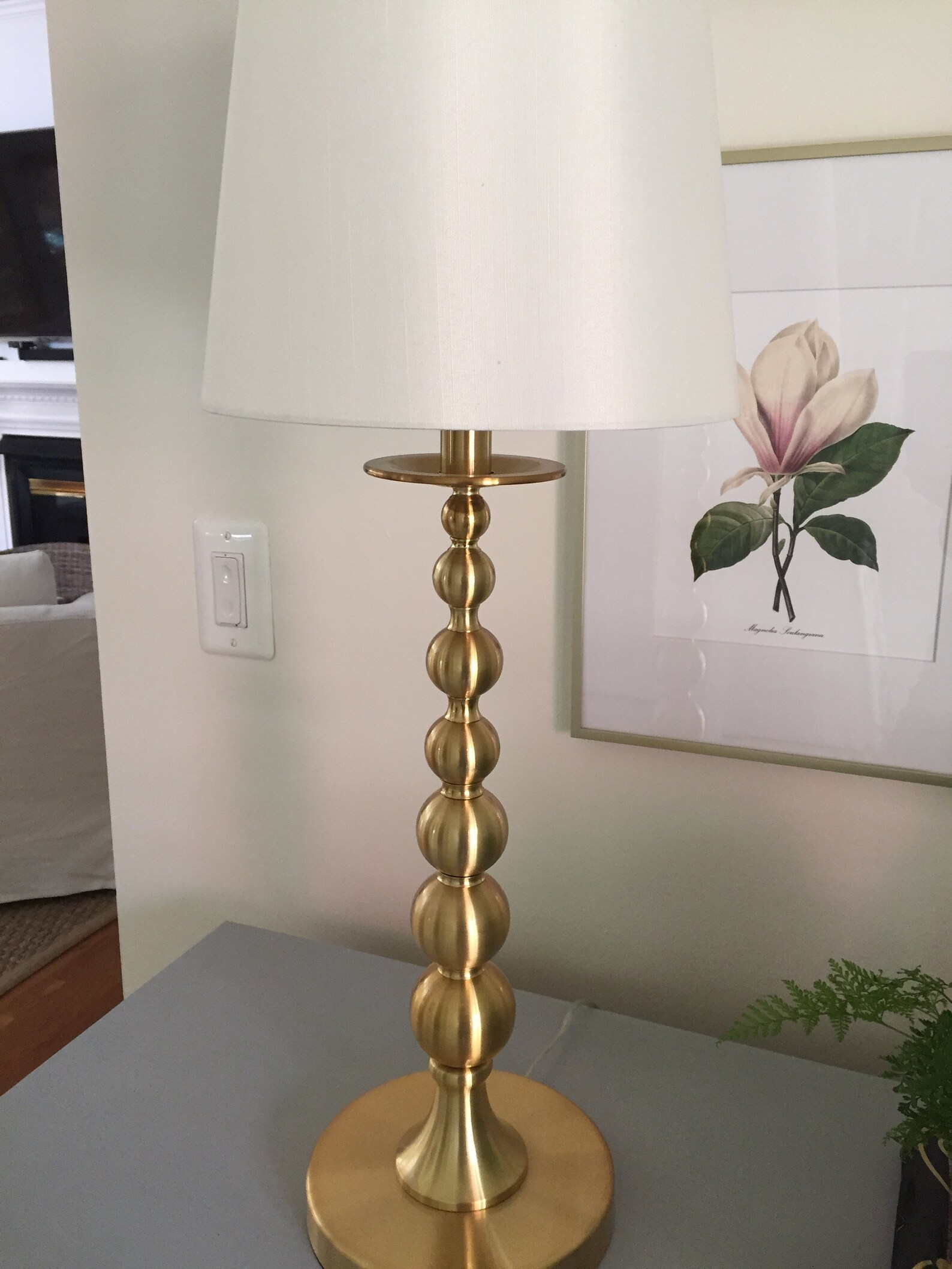 Ralph Lauren Gold Stacked Lamps Etsy