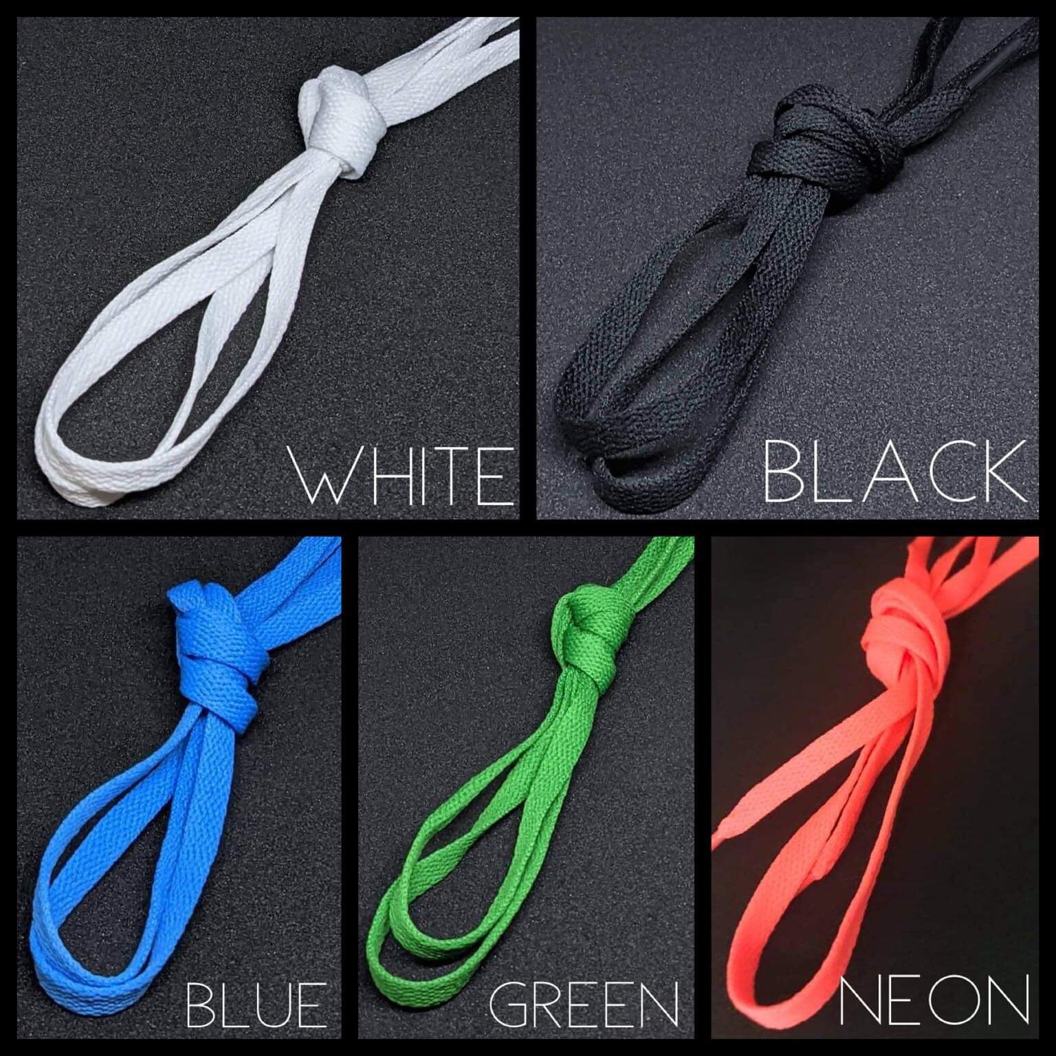 Custom Designed Embroidered Shoelaces Pattern 7 Etsy