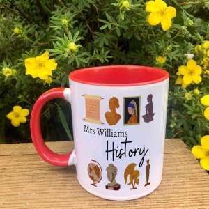 Personalised History Mug - Ancient Historian Mug - Personalised History Teacher Mug - History Student Mug - History Graduate University