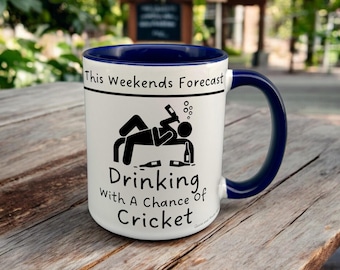 Funny Cricket Mug, Gift for Cricket Lover, Thank you Present for Cricketer, Sports Coffee Cup