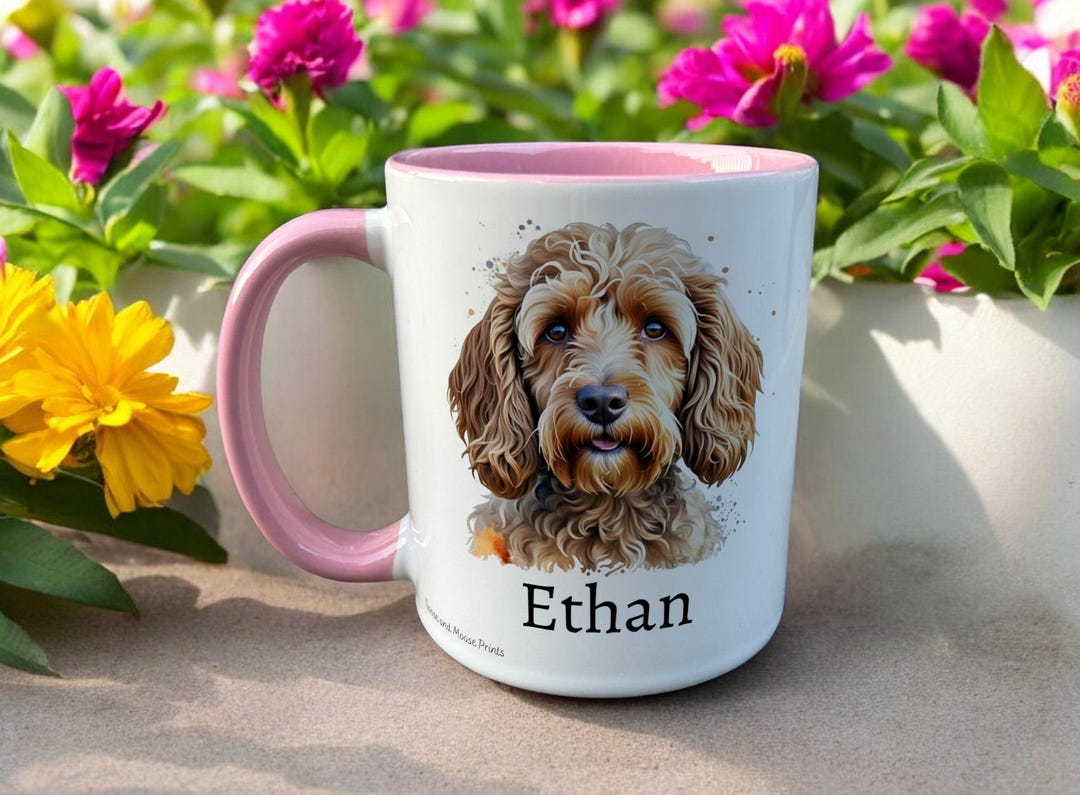Set Cockapoo Mugs Personalised Cockapoo Mug, Gift for Puppy Lover, Thank You Present for ...