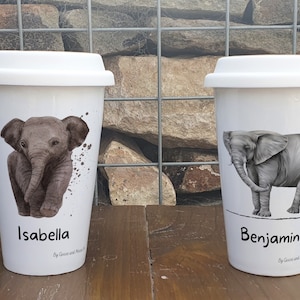 Elephant Mug, Elephant Gifts, Elephant Coffee Mug, Elephant Gifts for Women,  Elephant Cup, Elephant Lover Gift, Elephant Coffee Cup 