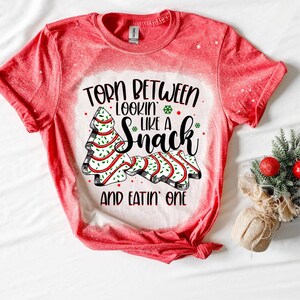 Funny Christmas Cake Shirt | Bleached Holiday Tee