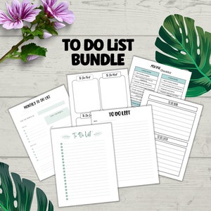 To Do List Printable Bundle