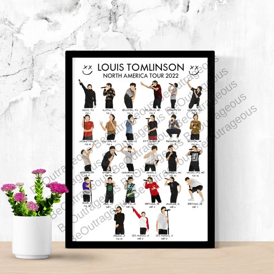 Louis Tomlinson World Tour 2022 poster , Louis Tomlinson poster sold by  Printerval | SKU {product_id} | Printerval