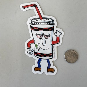 Pegatina de la taza de Stoner