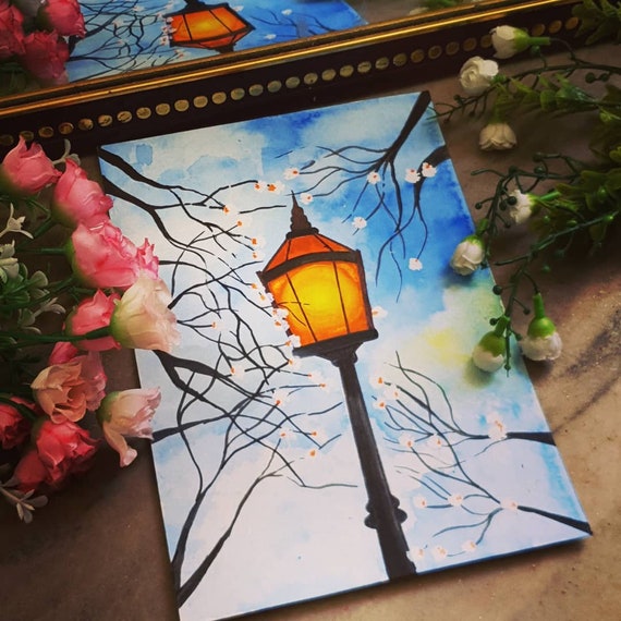 Street Lamp Painting