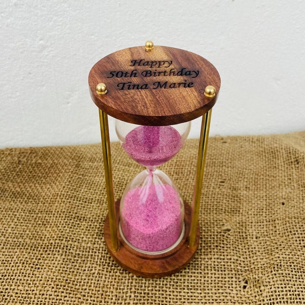 Engraved hourglass Unity hourglass Engraving Sand Timer Custom Engraved Hourglass sand timer - bulk discount available best gift for her/him
