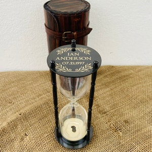 Fillable hour glass, personalized Sand Ceremony Set, Unity Sand, Sand Hour Glass, Beach Ceremony