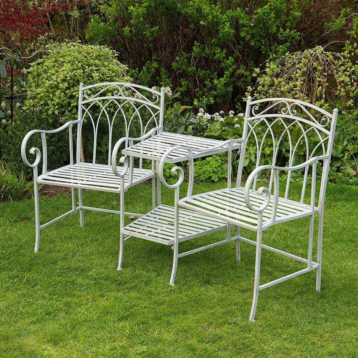 Jack And Jill Love Seat 2 Seater Patio Chair Set Outdoor Etsy