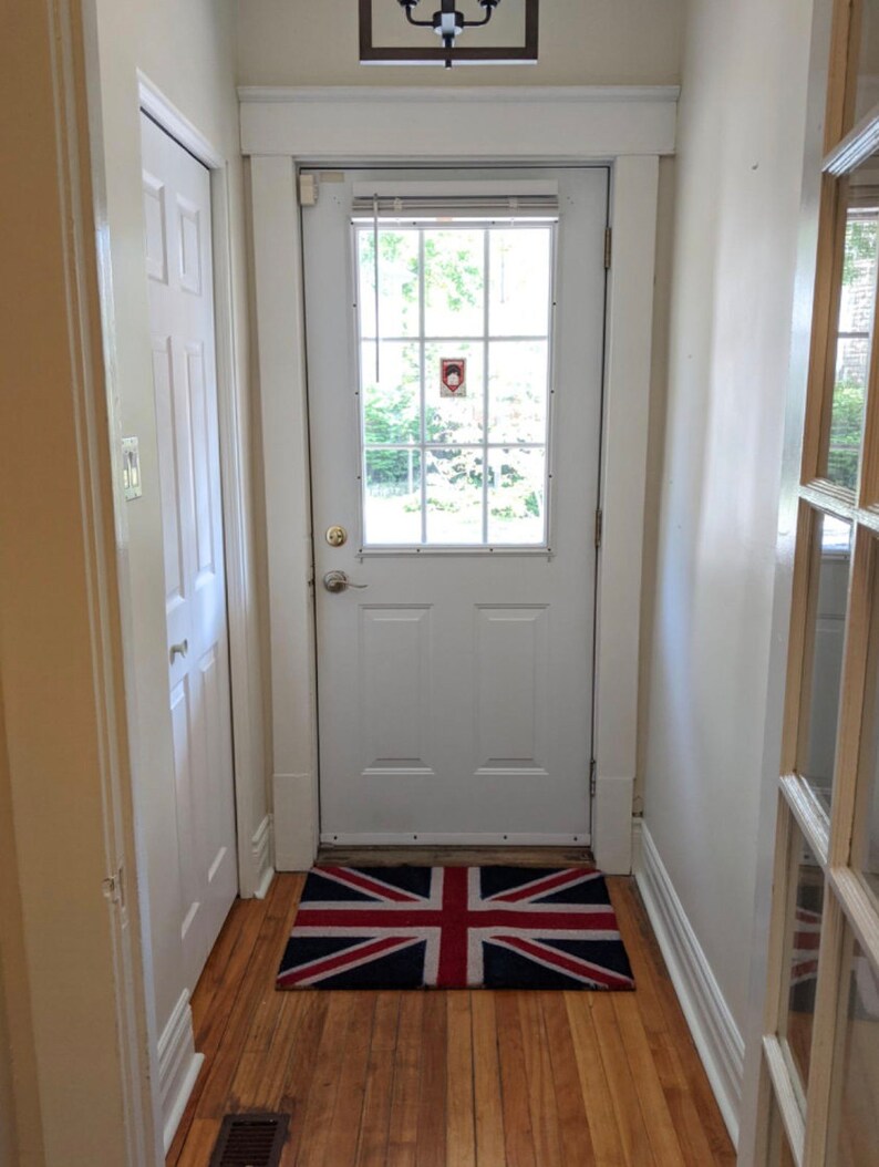 Doormat Union Jack Coir Entrance Mat Funky Cute Coir Mats Etsy